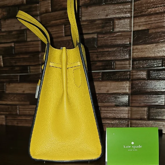 Kate Spade Hayes Street Isobel Leather Satchel - Picture 8 of 11